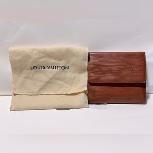 VINTAGE LOUIS VUITTON KENYAN FAWN EPI LEATHER
PORTE MONNAIE BILLETS WALLET